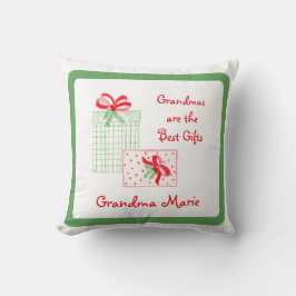 Cojín Decorativo Watercolor Holiday PERSONALIZAR Abuela