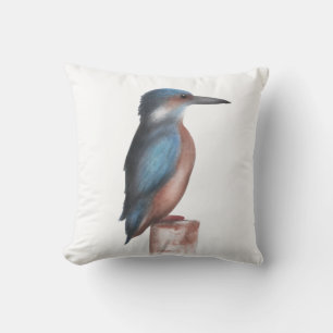 Cojín decorativo Watercolor Kingfisher
