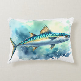 Cojín Decorativo Watercolor Series: Mackerel