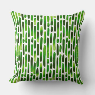 Cojín Decorativo Watercolor Strokes 091121 - Grassy Green Toned