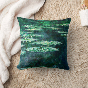 Cojín Decorativo Waterlilies, pintura de Claude Monet