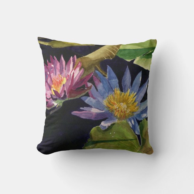 Cojín Decorativo Waterlillies (Anverso)