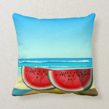 Cojín decorativo Watermelon Beach Summer Vibe