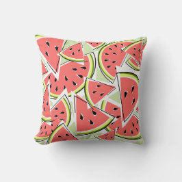 Cojín Decorativo Watermelon Green pink back square
