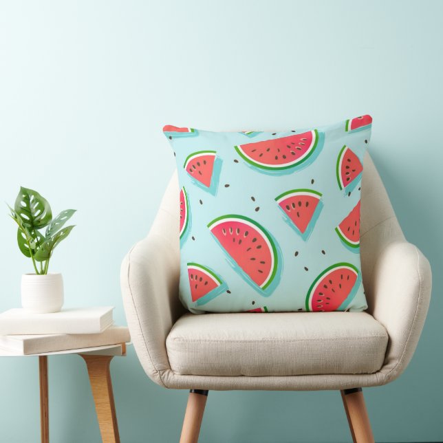 Cojín decorativo Watermelon Splash 20x20 (Silla)