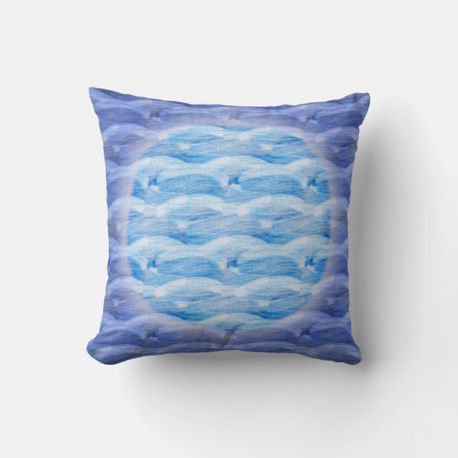 Cojín Decorativo Watery Moon Pillow (Anverso)