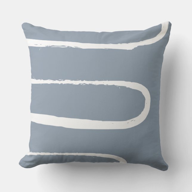 Cojín Decorativo Wave Dusty Blue (Anverso)