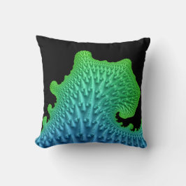 Cojín Decorativo Wave fractal Artsy Nautical Beach House