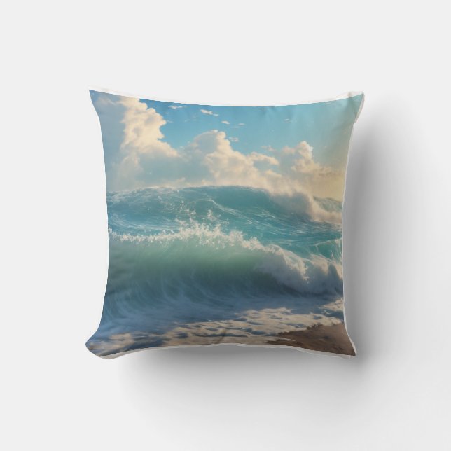 Cojín Decorativo Waves marinas (Anverso)