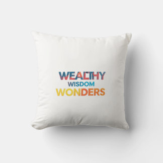 Cojín Decorativo Wealthy Wisdom Wonders