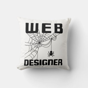 Cojín Decorativo Web Designer Design Website Developer Spider