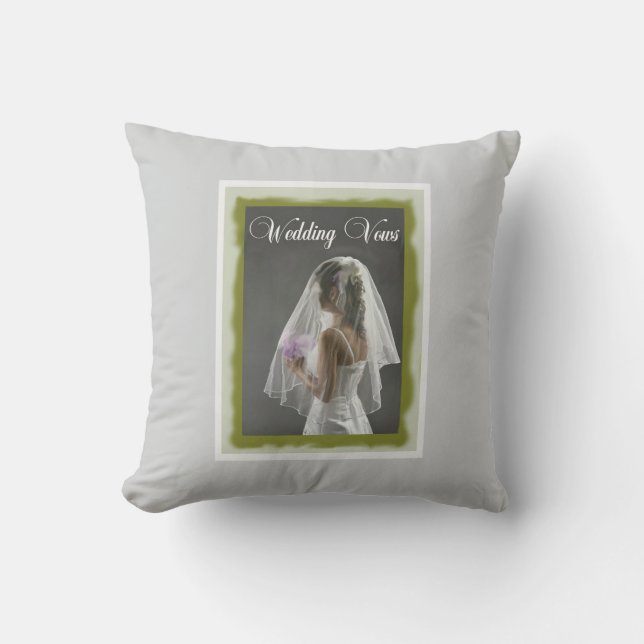 Cojín Decorativo Wedding vows pillow (Anverso)