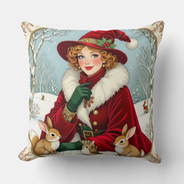 Cojín Decorativo „Weihnachtliche Harmonie“ (Anverso)