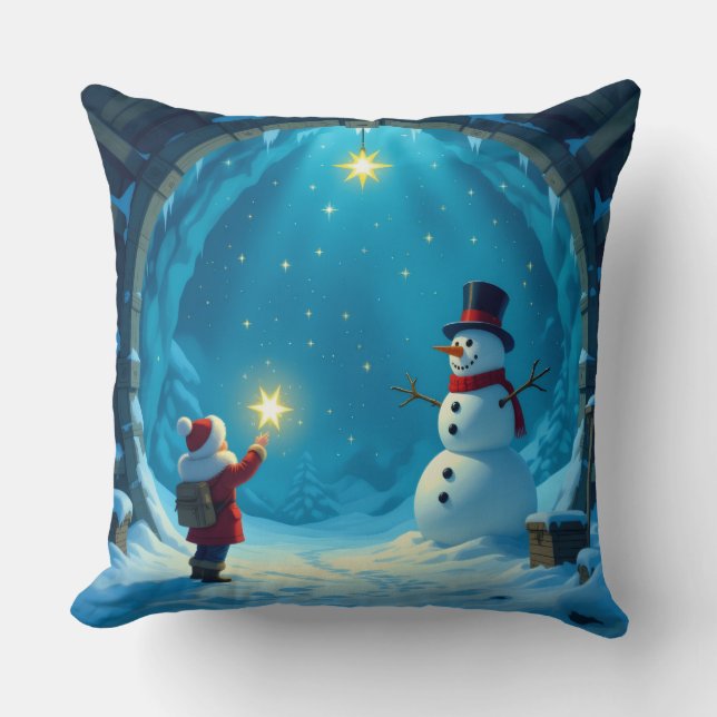 Cojín Decorativo „Weihnachtliche Harmonie“ (Anverso)