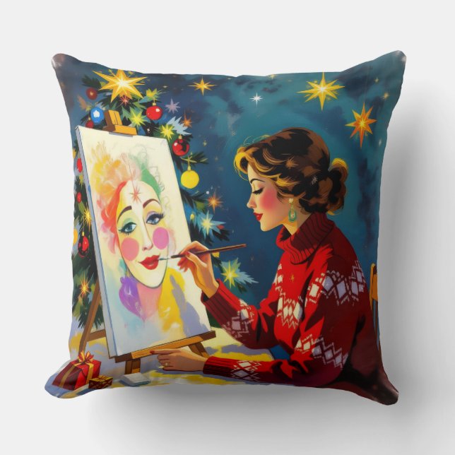 Cojín Decorativo „Weihnachtliche Harmonie“ (Anverso)