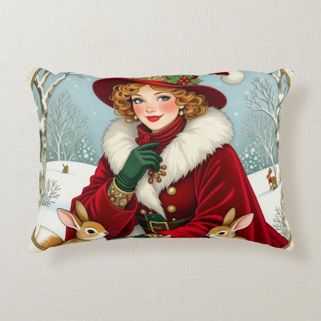 Cojín Decorativo „Weihnachtliche Harmonie“ (Anverso)