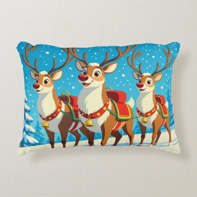 Cojín Decorativo „Weihnachtliche Harmonie“ (Anverso)