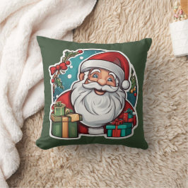 Cojín Decorativo Weihnachtsmann mit Geschenken -