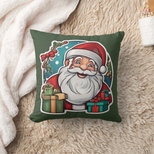 Cojín Decorativo Weihnachtsmann mit Geschenken -  (Manta)