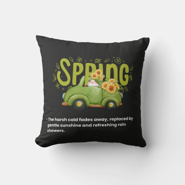 Cojín Decorativo Welcoming the Warmth (Anverso)