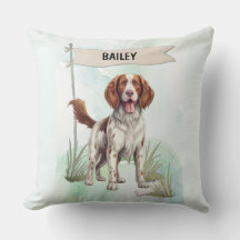 Welsh Springer Spaniel Acuarela Perro Personalizad