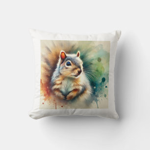 Cojín Decorativo Western Gray Squirrel 220924AREF123 - Watercolor