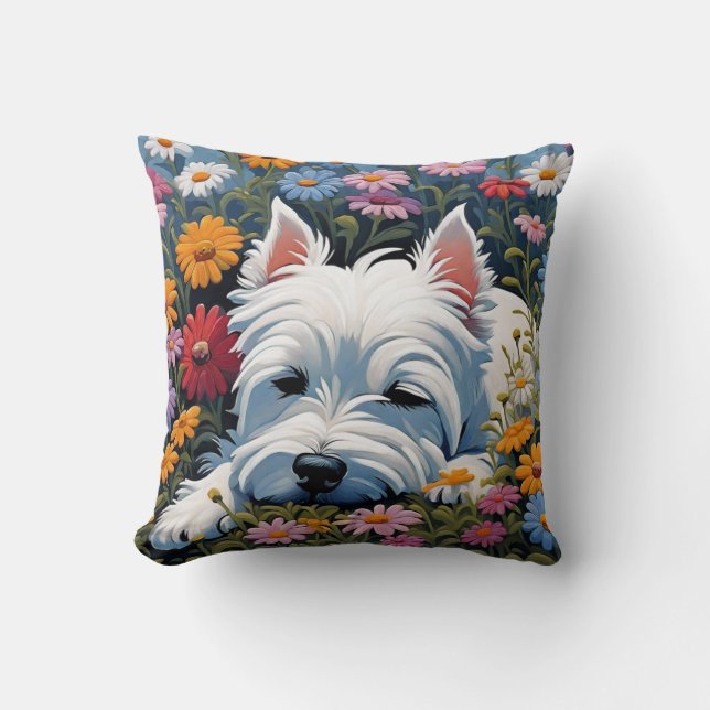 Cojín Decorativo Westie Cushion (Anverso)