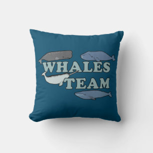 Cojín Decorativo Whales Team Environmental Whale Lover
