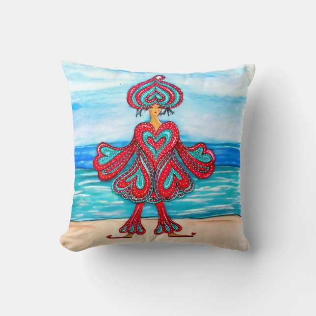 Cojín Decorativo Where your Heart on your sleeve! (Anverso)