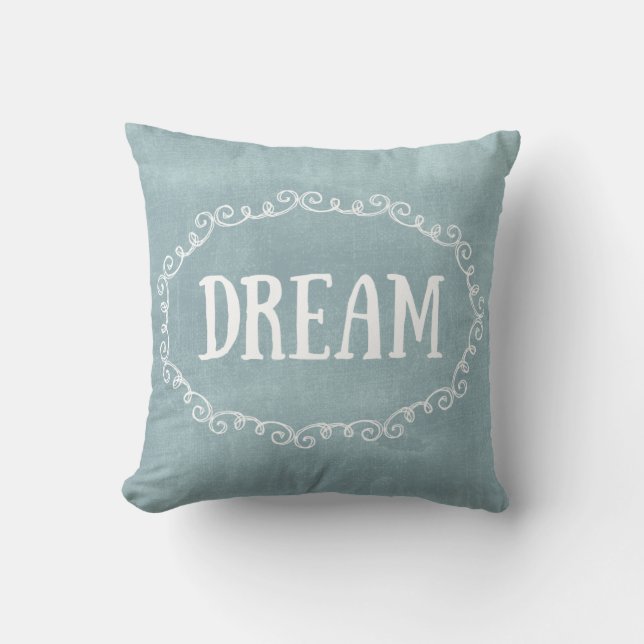 Cojín Decorativo Whimsical Blue Dream (Anverso)
