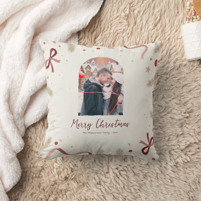 Cojín Decorativo Whimsical Christmas Pillow – Minimal Festive Desig (Manta)