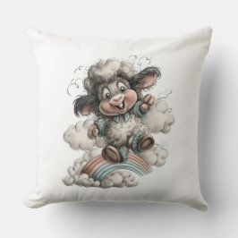 Cojín Decorativo Whimsical Cute Sheep