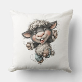Cojín Decorativo Whimsical Cute Sheep