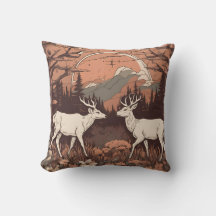 Whimsical Deer Grazing D6