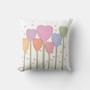Cojín Decorativo Whimsical Heart Lollipops