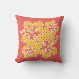 Cojín Decorativo Whimsical Hibiscus Tropical Outdoor Pillow