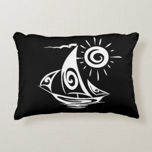 Cojín Decorativo Whimsical Lazy Sailboat