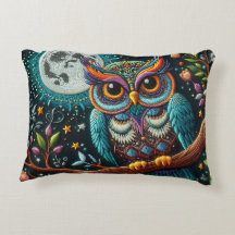 Whimsical Owl Faux Embroidery