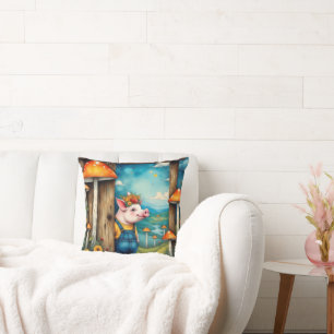 Cojín Decorativo Whimsical Piglet