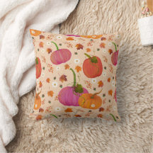 Whimsical Pumpkins Cae Hojas