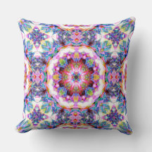 Whimsical Purple Blue Pink Colorful Pattern