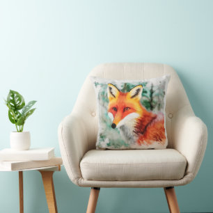 Cojín Decorativo Whimsical Red Fox