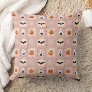 Cojín Decorativo Whimsy en el parche de calabaza