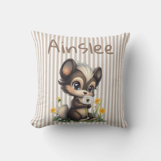 Cojín Decorativo Whimsy in the Wildflowers (Anverso)