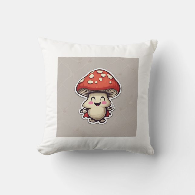 Cojín Decorativo Whimsy Woods Mushroom Friend (Anverso)