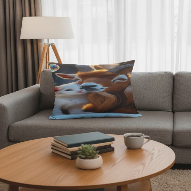 Cojín Decorativo Whiskers y Hooves (Subido por el creador)