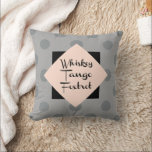 Cojín Decorativo Whiskey Tango Foxtrot Funny<br><div class="desc">Un giro gracioso en la frase común,  WTF.</div>
