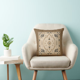 Cojín Decorativo Whisper Fountains Brown Tribal Cushion
