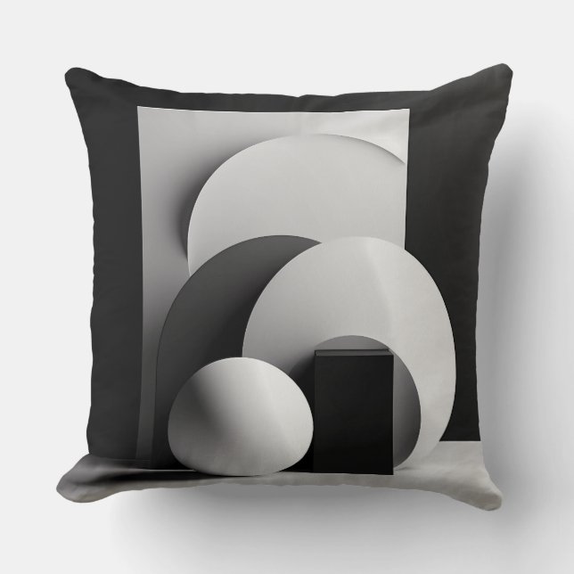 Cojín Decorativo Whispers of Circular Light (Anverso)
