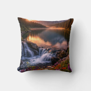 Cojín Decorativo Whispers of the Alpine Sunset
